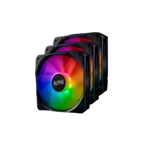 Kit de Ventiladores (x3) Xpg Vento R 120 ARGB PWM