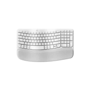 Logitech Wave Keys White Teclado Inalámbrico Ergonómico