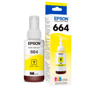 Tinta Epson T664 Amarilla Original