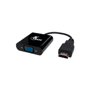 Xtech Adaptador XTC-363 HDMI Macho a VGA Hembra Negro